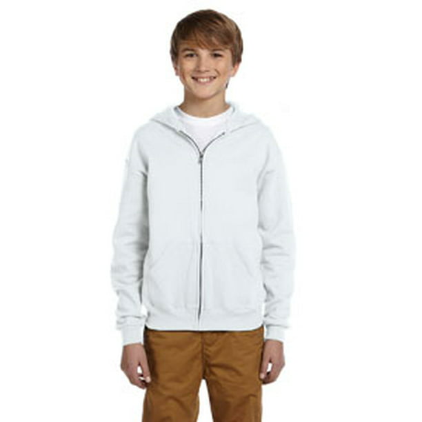 Jerzees Boys NuBlend Full-Zip Hooded Sweatshirt 993B 